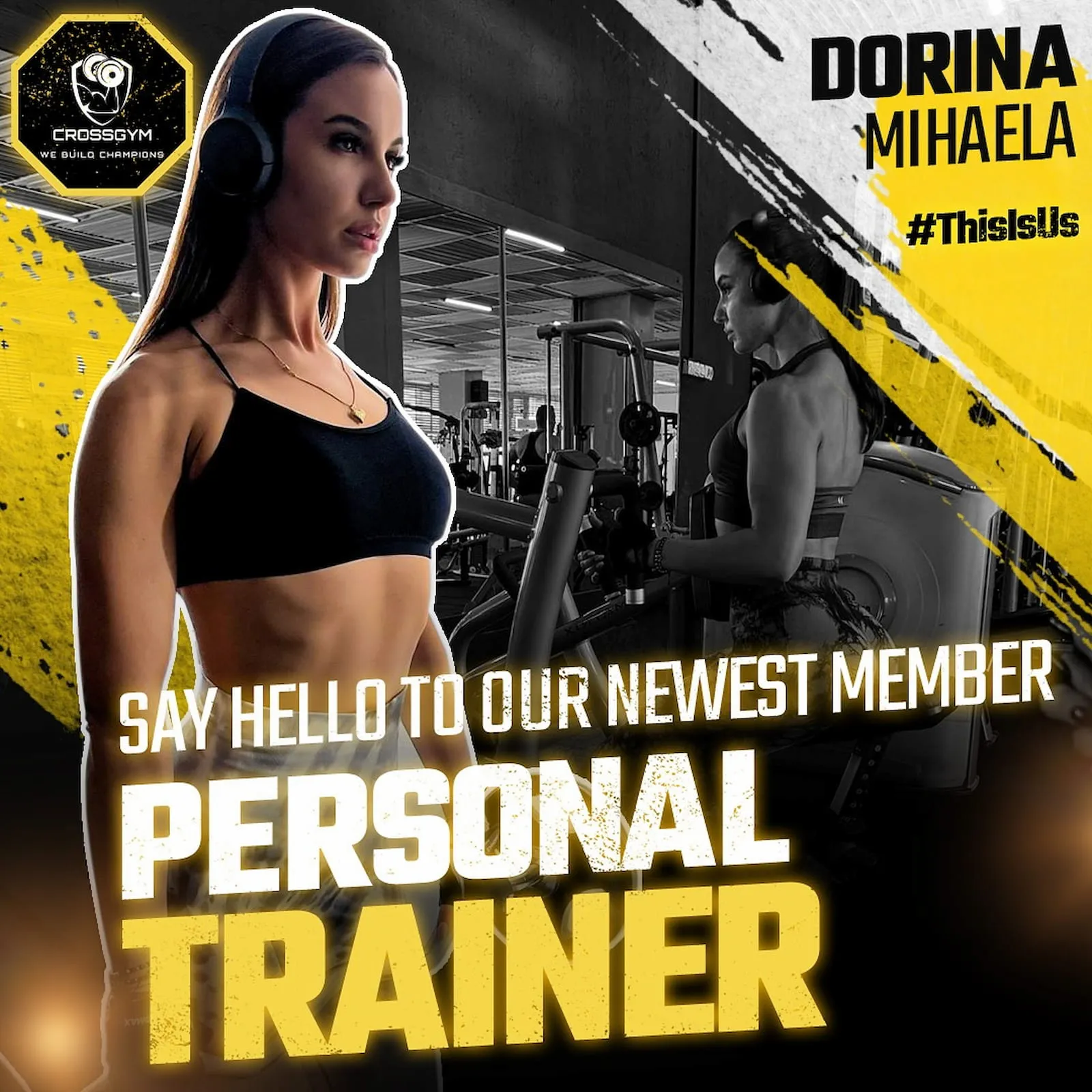 Dorina Mihaela – antrenoare CrossGym Târgoviște; transformări sănătoase, tonifiere și condiție